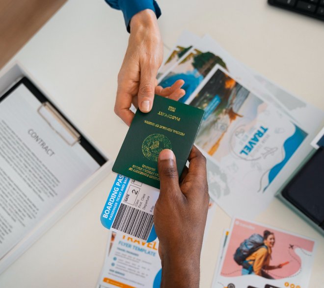 Students studying abroad